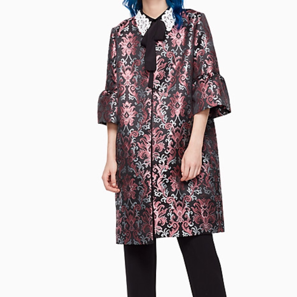 Kate Spade ♠️ Tapestry Jacquard Coat